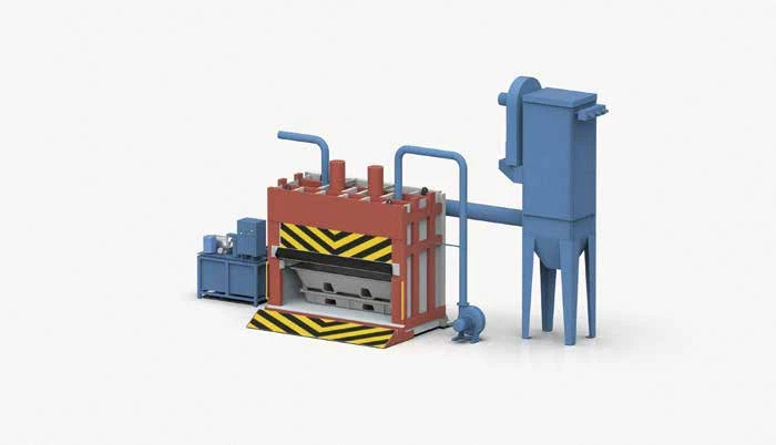 Aluminium hete slakkenverwerkingsmachine