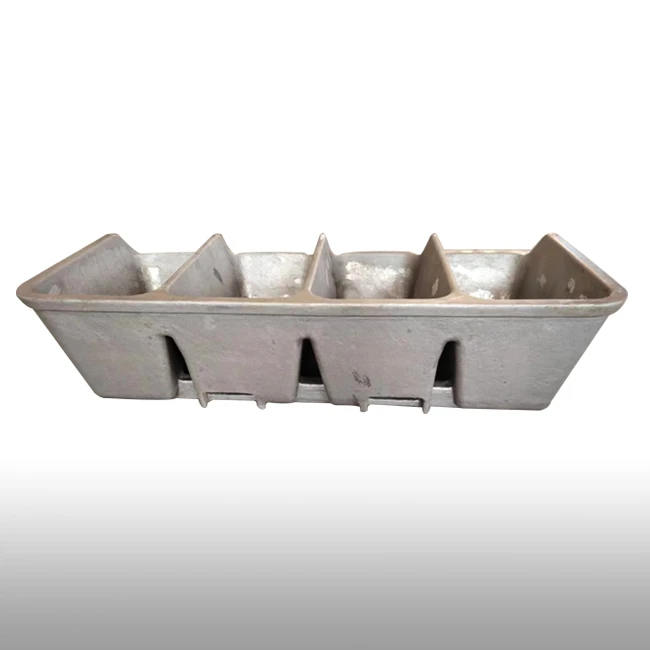 Gesmolten metalen zeugvorm