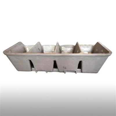 Gesmolten metalen zeugvorm